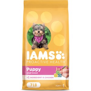 Iams Proactive Health Smart Small Breed Puppy with Real Chicken Dry Dog Food, 7-lb bag