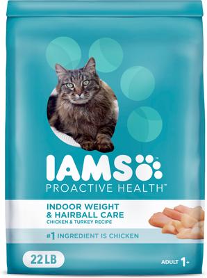 Iams Proactive Health Indoor Weight & Hairball Care Chicken & Turkey Recipe Dry Cat Food