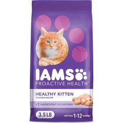 Iams ProActive Health Kitten Dry Cat Food, 3.5-lb bag