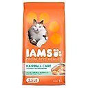 Iams ProActive Health Adult Hairball Care with Chicken & Salmon Dry Cat Food, 3.5-lb bag