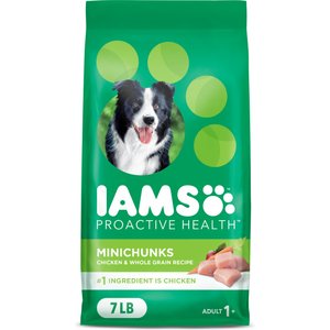 Iams Proactive Health Minichunks with Real Chicken & Whole Grains Dry Dog Food, 7-lb bag
