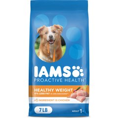 Iams Proactive Health Healthy Adult Weight Control with Real Chicken Dry Dog Food, 7-lb bag