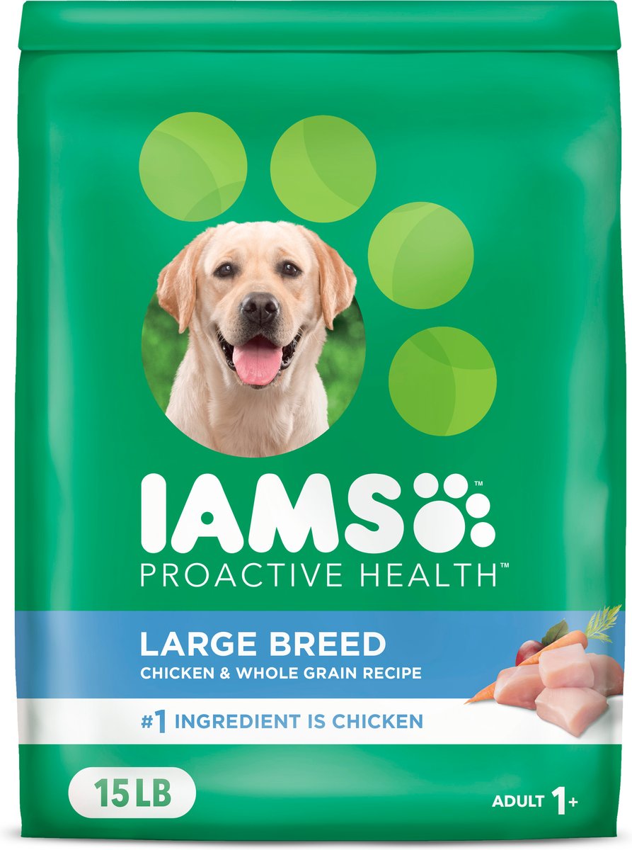 Iams Proactive Health Healthy Aging Large Breed Adult Senior with Real Chicken Dry Dog Food