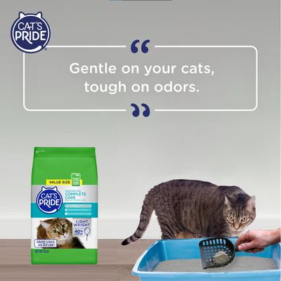 Show full view: Cat's Pride Complete Care Premium Lightweight Multi-Cat Clumping Litter, Unscented, 18-lb bag slide 7 of 10
