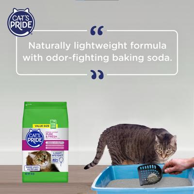 Show full view: Cat's Pride Pure & Fresh Lightweight Fresh Scent Multi-Cat Clumping Litter, 18-lb bag slide 7 of 10