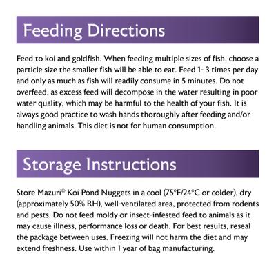 Show full view: Mazuri Koi Pond Nuggets, 20-lb bag slide 8 of 10