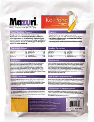Show full view: Mazuri Koi Pond Nuggets, 3.5-lb bag slide 3 of 10