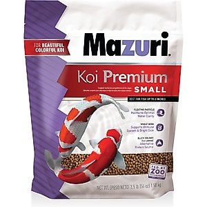 Mazuri Koi Premium Small Fish Food, 3.5-lb bag
