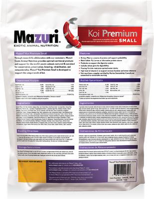 Show full view: Mazuri Koi Premium Small Fish Food, 3.5-lb bag slide 2 of 10