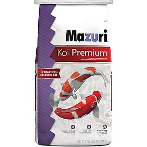 Mazuri Koi Premium Medium Fish Food, 20-lb bag