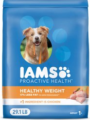 Iams Proactive Health Adult Healthy Weight Control with Real Chicken Dry Dog Food, 29.1-lb bag