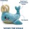 Show in main carousel: Grrreen Rope Whale Squeaky Plush Dog Toy, Small slide 2 of 7