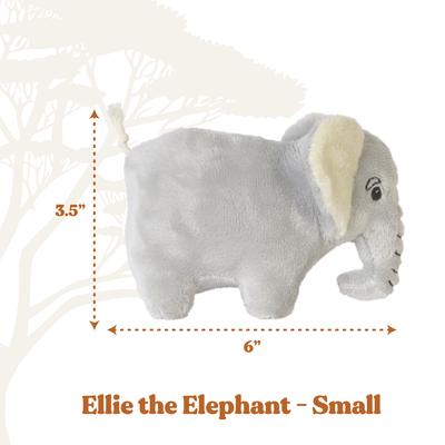 Show full view: Grrreen Elephant Squeaky Plush Dog Toy, Small slide 5 of 8