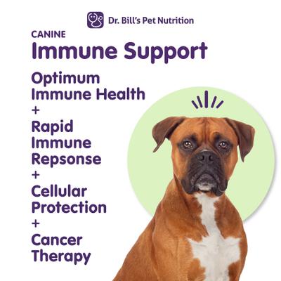 Show full view: Dr. Bill's Pet Nutrition Canine Immune Support Dog Supplement Powder, 180-gm pouch slide 3 of 12
