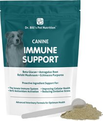 Dr. Bill's Pet Nutrition Canine Immune Support Dog Supplement Powder, 180-gm pouch