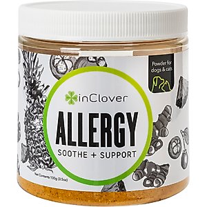 InClover Allergy Powder Supplement for Dogs & Cats, 100-gm jar