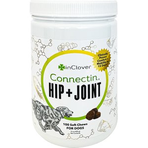 InClover Canine Connectin Hip & Joint Soft Chews Supplement for Dogs, 100 count