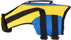 Body Glove Ripstop Dog Life Jacket, Blue/Yellow, Medium slide 2 of 9