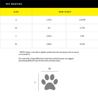 Show full view: Body Glove Paw Protector Booties Dog Boots, Yellow, X-Large slide 9 of 10