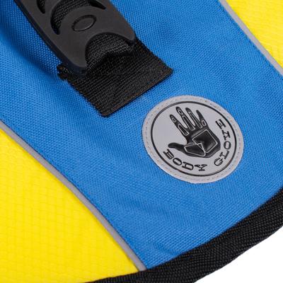 Show full view: Body Glove Ripstop Dog Life Jacket, Blue/Yellow, X-Large slide 8 of 9