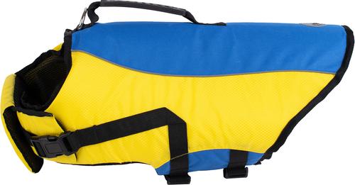 Show full view: Body Glove Ripstop Dog Life Jacket, Blue/Yellow, X-Large slide 2 of 9