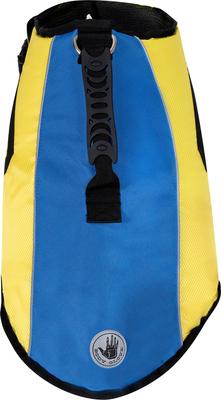 Show full view: Body Glove Ripstop Dog Life Jacket, Blue/Yellow, Large slide 2 of 7