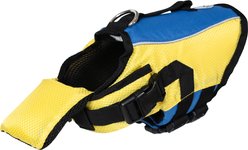 Body Glove Ripstop Dog Life Jacket, Blue/Yellow, X-Small