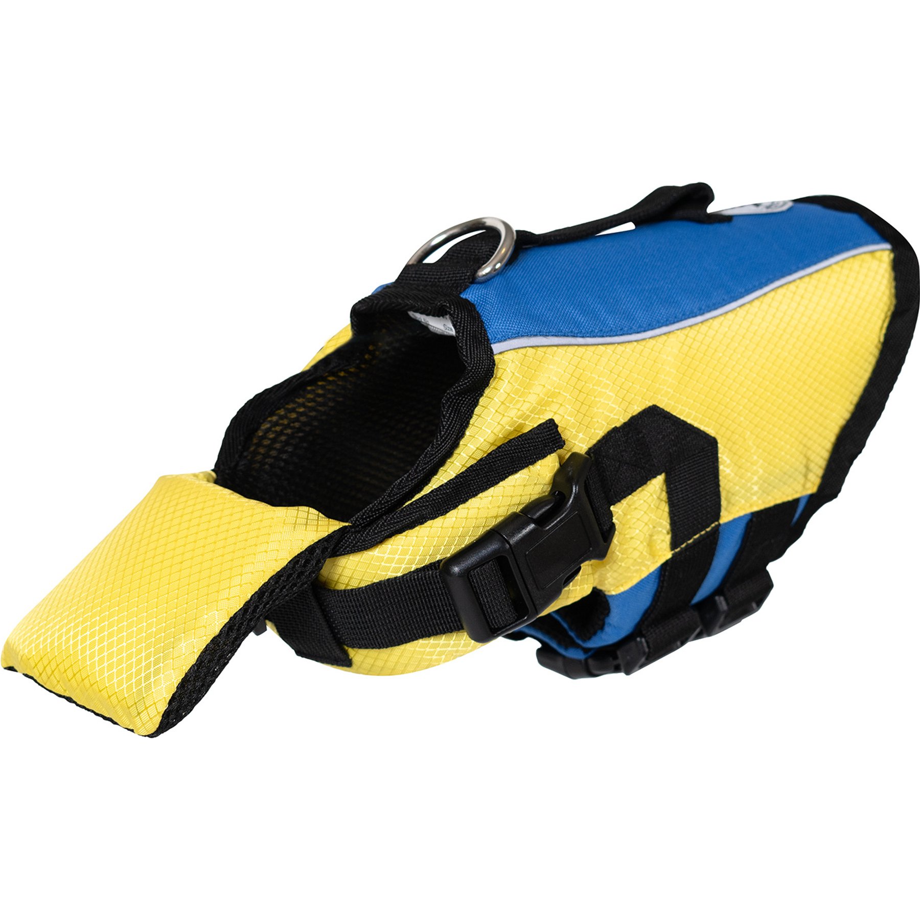 Body Glove Ripstop Dog Life Jacket, Blue/Yellow, X-Small