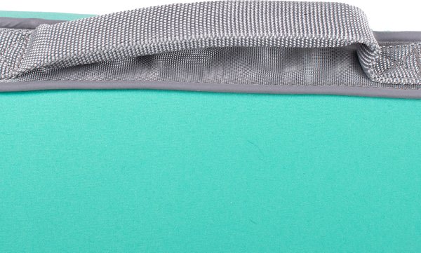 Show full view: Body Glove Neoprene Dog Life Jacket, Teal, Medium slide 7 of 10