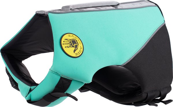 Show full view: Body Glove Neoprene Dog Life Jacket, Teal, Medium slide 1 of 10