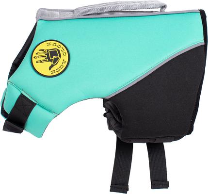 Show full view: Body Glove Neoprene Dog Life Jacket, Teal, X-Small slide 2 of 10