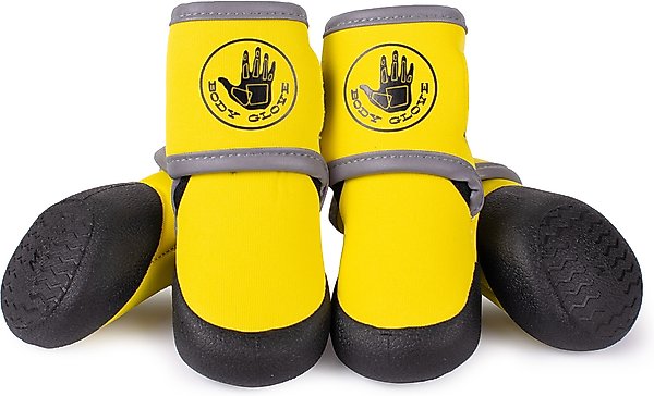 Body Glove Paw Protector Booties Dog Boots, Yellow