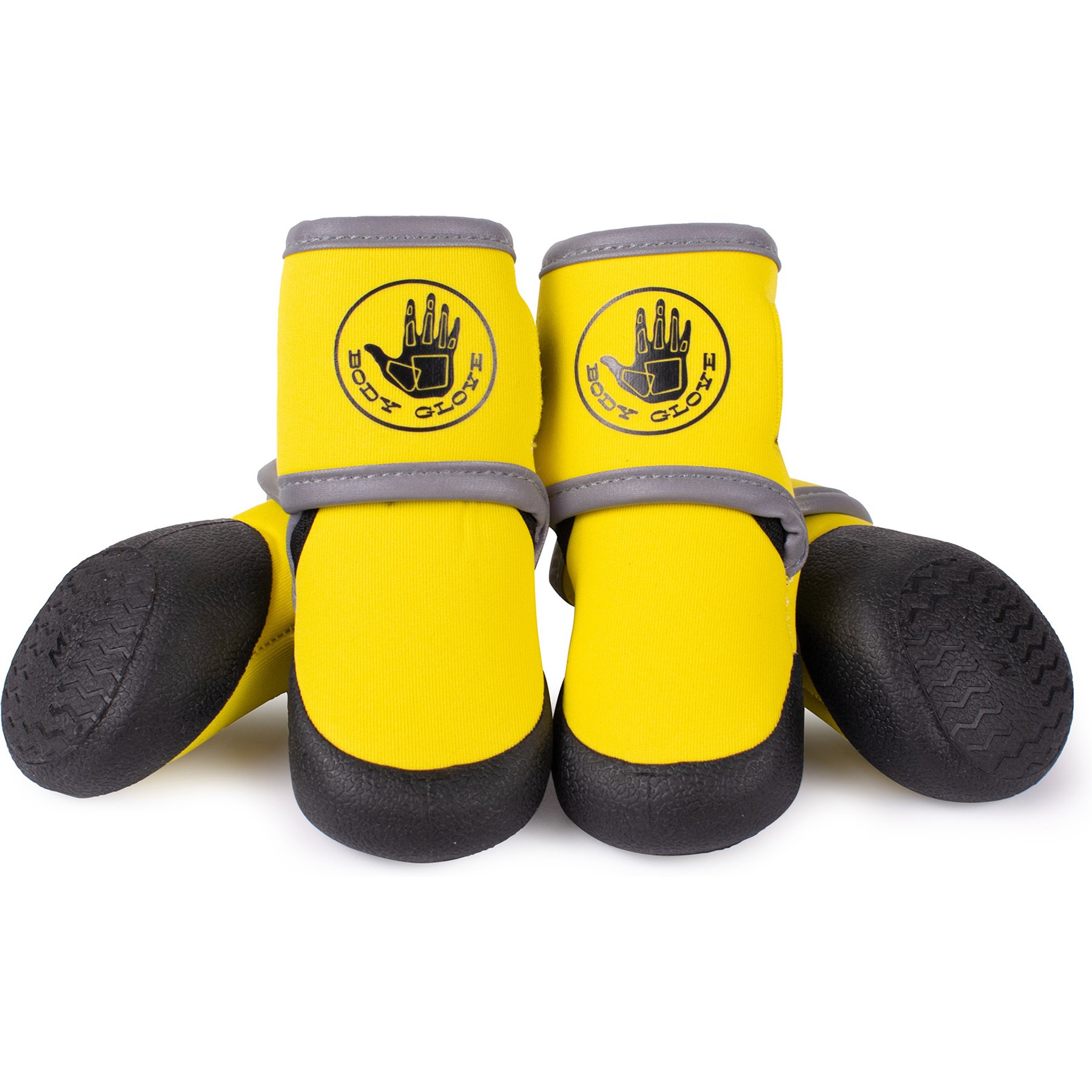 Body Glove Paw Protector Booties Dog Boots, Yellow, Medium