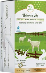 Pawfect Nature Sip Goat Milk Powder Grain-Free Dog Food Topper & Liquid Treat, 5.29-oz carton
