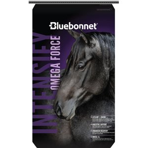 Bluebonnet Feeds Intensify Omega Force High Protein, Low Starch Horse Feed, 50-lb bag