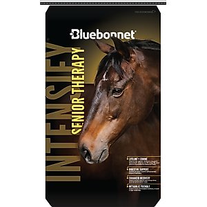 Bluebonnet Feeds Intensify Senior Therapy Low Sugar, Low Starch Senior Horse Feed, 50-lb bag