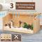 Show in main carousel: Coziwow Openable Top Wooden Hamster Cage & Gerbil Habitat, 31.5-in slide 7 of 11