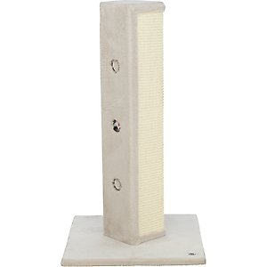 TRIXIE Soria 31.5-in Plush Tower Cat Scratching Post, Grey