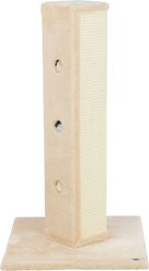 TRIXIE Soria 31.5-in Plush Tower Cat Scratching Post, Beige/Natural