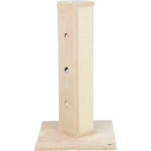 TRIXIE Soria 31.5-in Plush Tower Cat Scratching Post, Beige/Natural