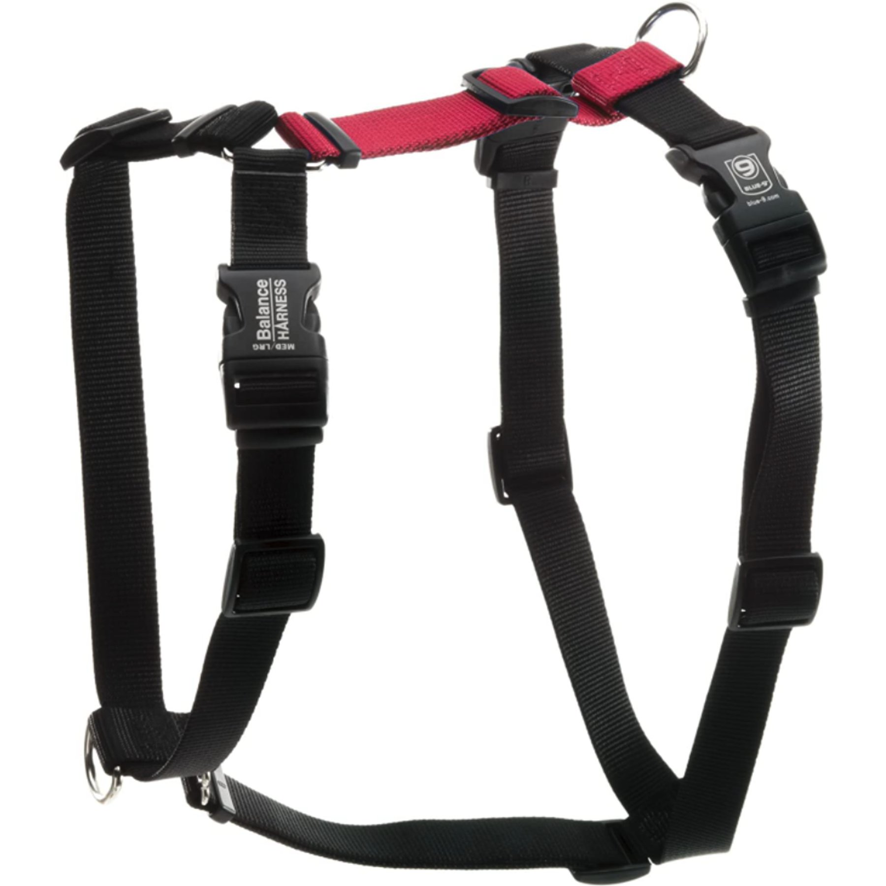 Blue-9 Pet Products Buckle-Neck Balance Dog Harness, Red, X-Small: 13.5 to 18-in chest