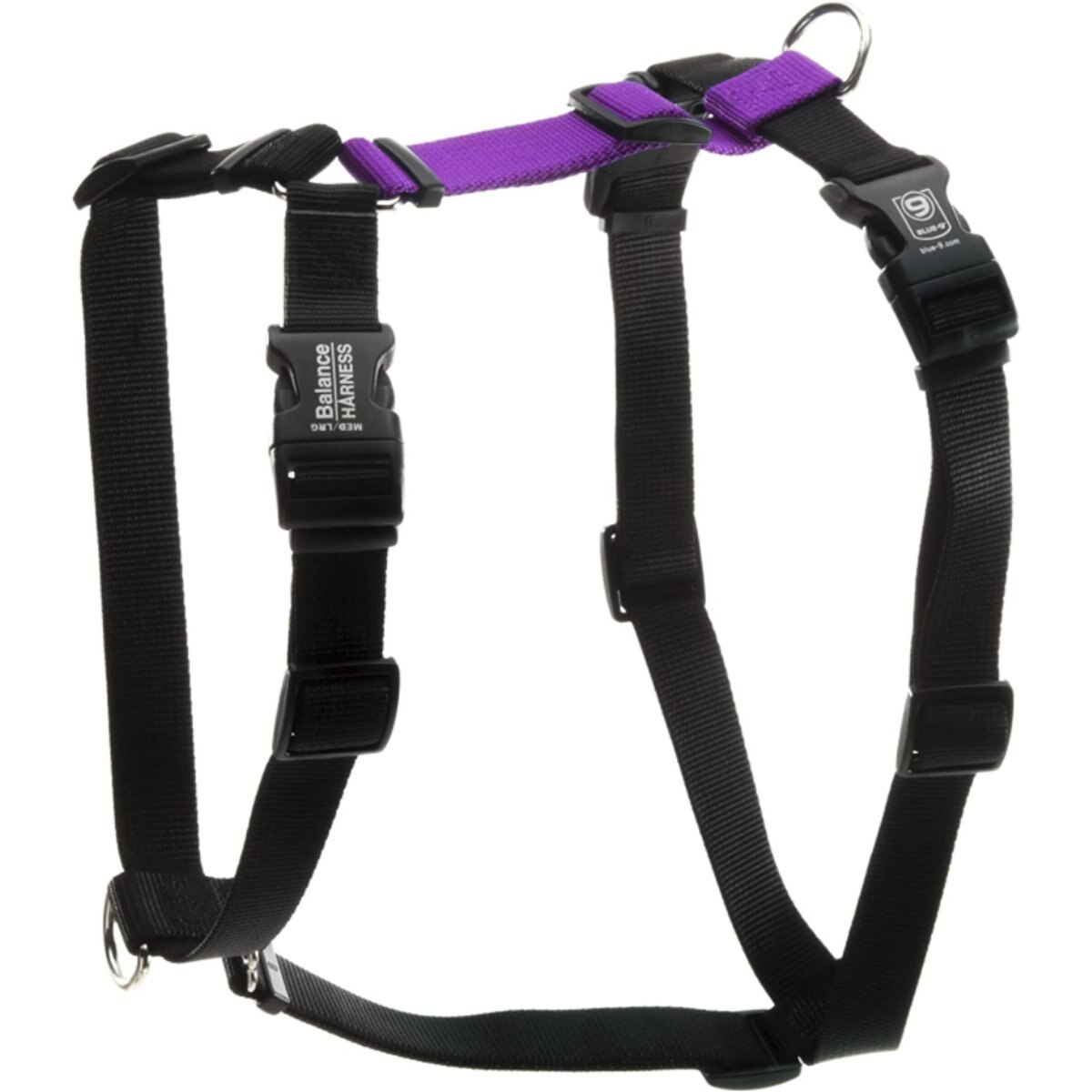 Blue-9 Pet Products Buckle-Neck Balance Dog Harness, Purple, Medium-Large: 24 to 35.5-in chest