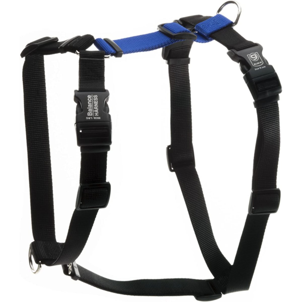 Blue-9 Pet Products Buckle-Neck Balance Dog Harness, Blue, Medium: 21 to 32-in chest