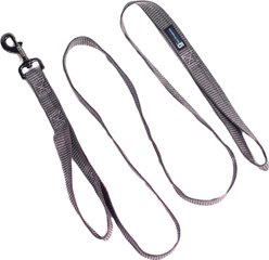 Blue-9 Pet Products Reflective Dog Leash, Gray Fog, Small/Medium: 6-ft long, 5/8-in wide