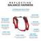 Show in main carousel: Blue-9 Pet Products Reflective Buckle-Neck Balance Dog Harness, Red Ember, X-Small: 13.5 to 18-in chest slide 3 of 9