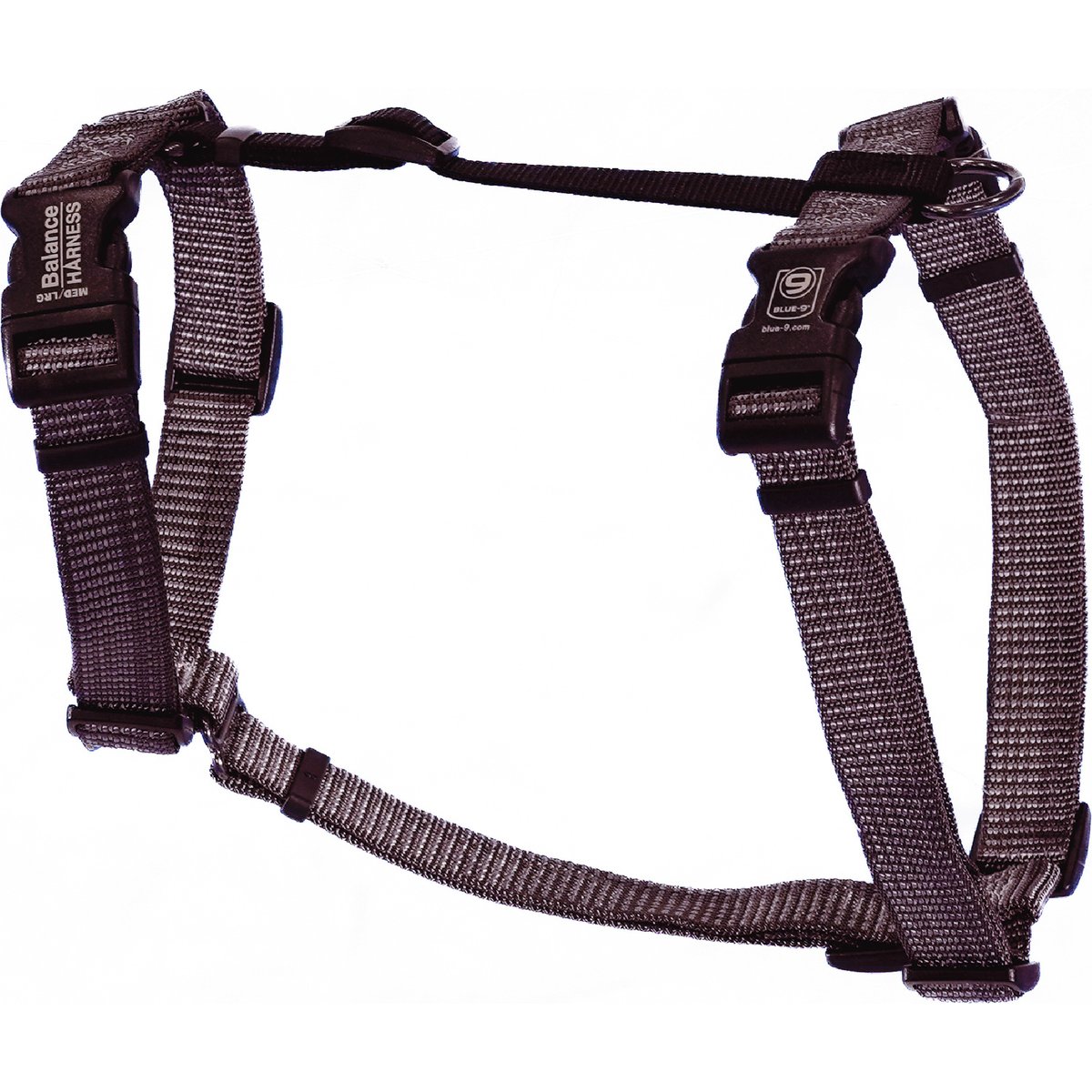 Blue-9 Pet Products Reflective Buckle-Neck Balance Dog Harness, Gray Fog, X-Small: 13.5 to 18-in chest