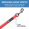 Show in main carousel: Blue-9 Pet Products Reflective Dog Leash, Red Ember, Medium/Large: 6-ft long, 1-in wide slide 4 of 8