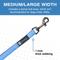 Show in main carousel: Blue-9 Pet Products Reflective Dog Leash, Blue Ice, Medium/Large: 6-ft long, 1-in wide slide 4 of 8