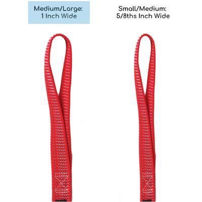 Show full view: Blue-9 Pet Products Reflective Dog Leash, Red Ember, Medium/Large: 6-ft long, 1-in wide slide 2 of 8