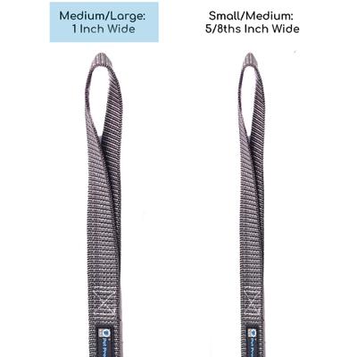 Show full view: Blue-9 Pet Products Reflective Dog Leash, Gray Fog, Medium/Large: 6-ft long, 1-in wide slide 2 of 8